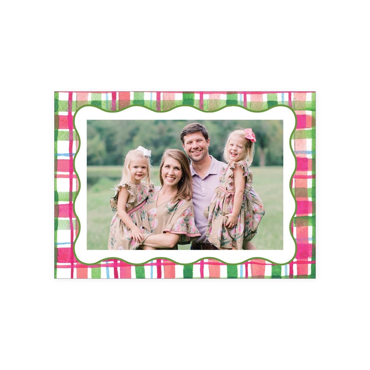 Plaid Holiday Card