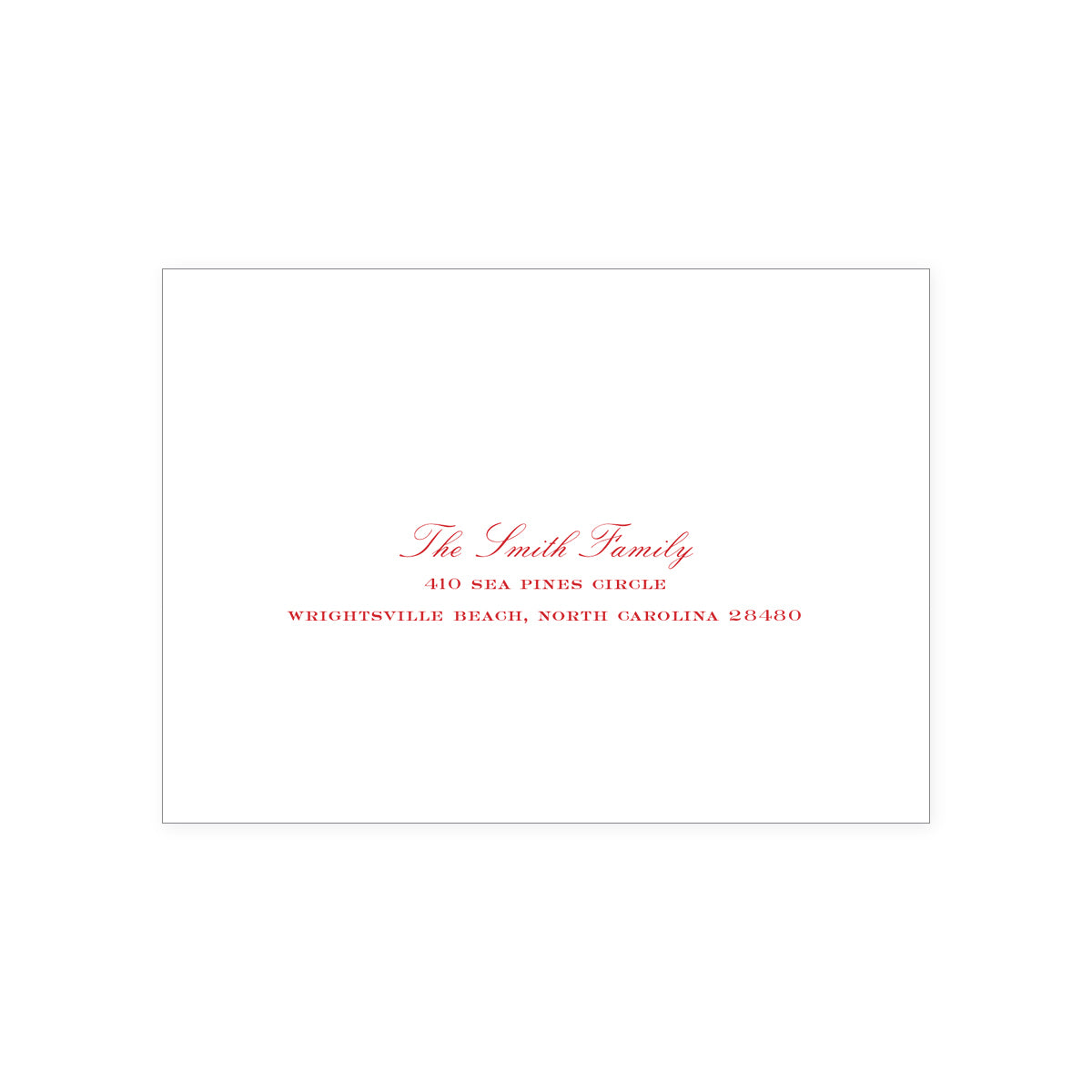 Holly Bow Holiday Card