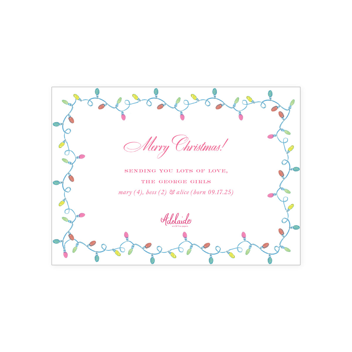 Lights Holiday Card
