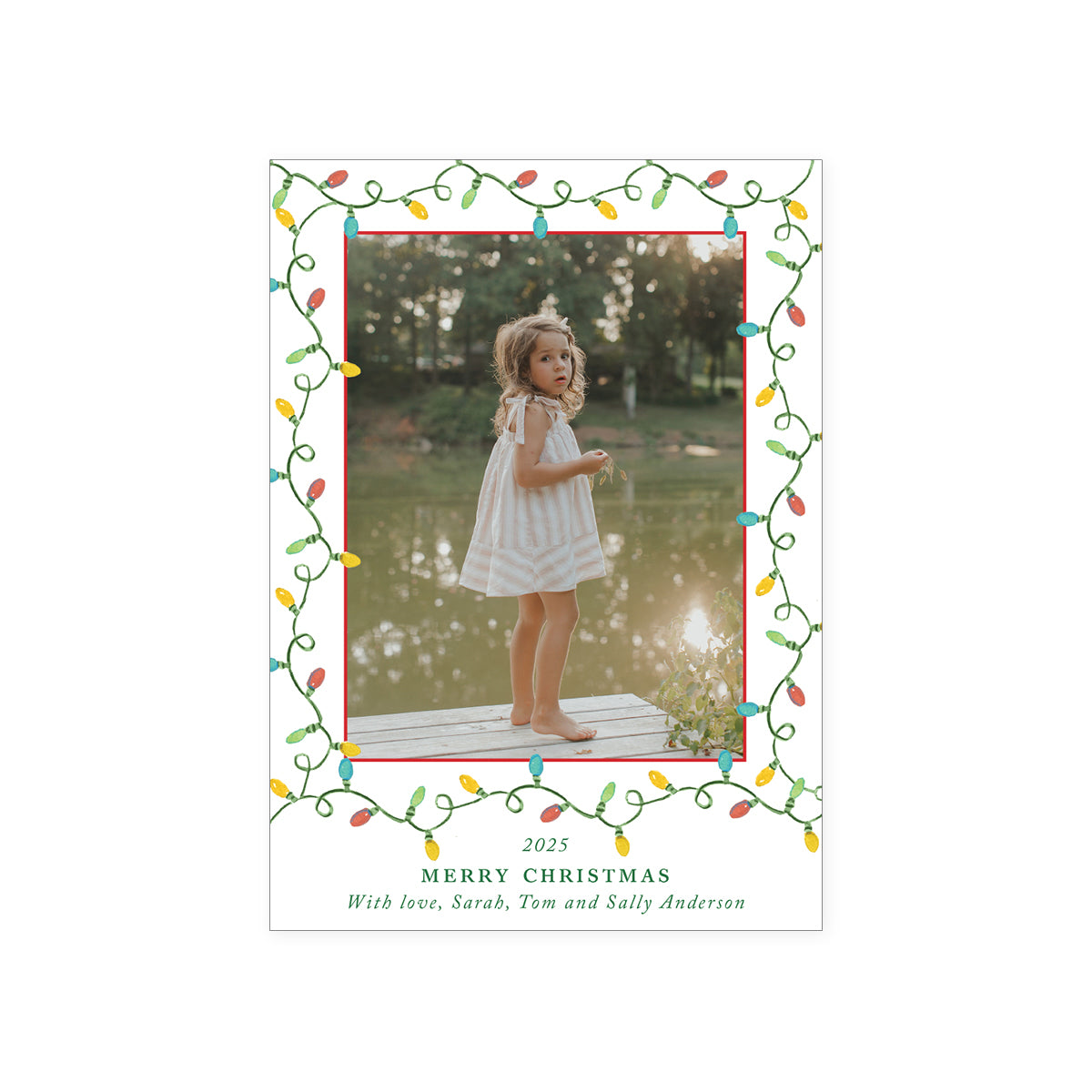 Lights Holiday Card