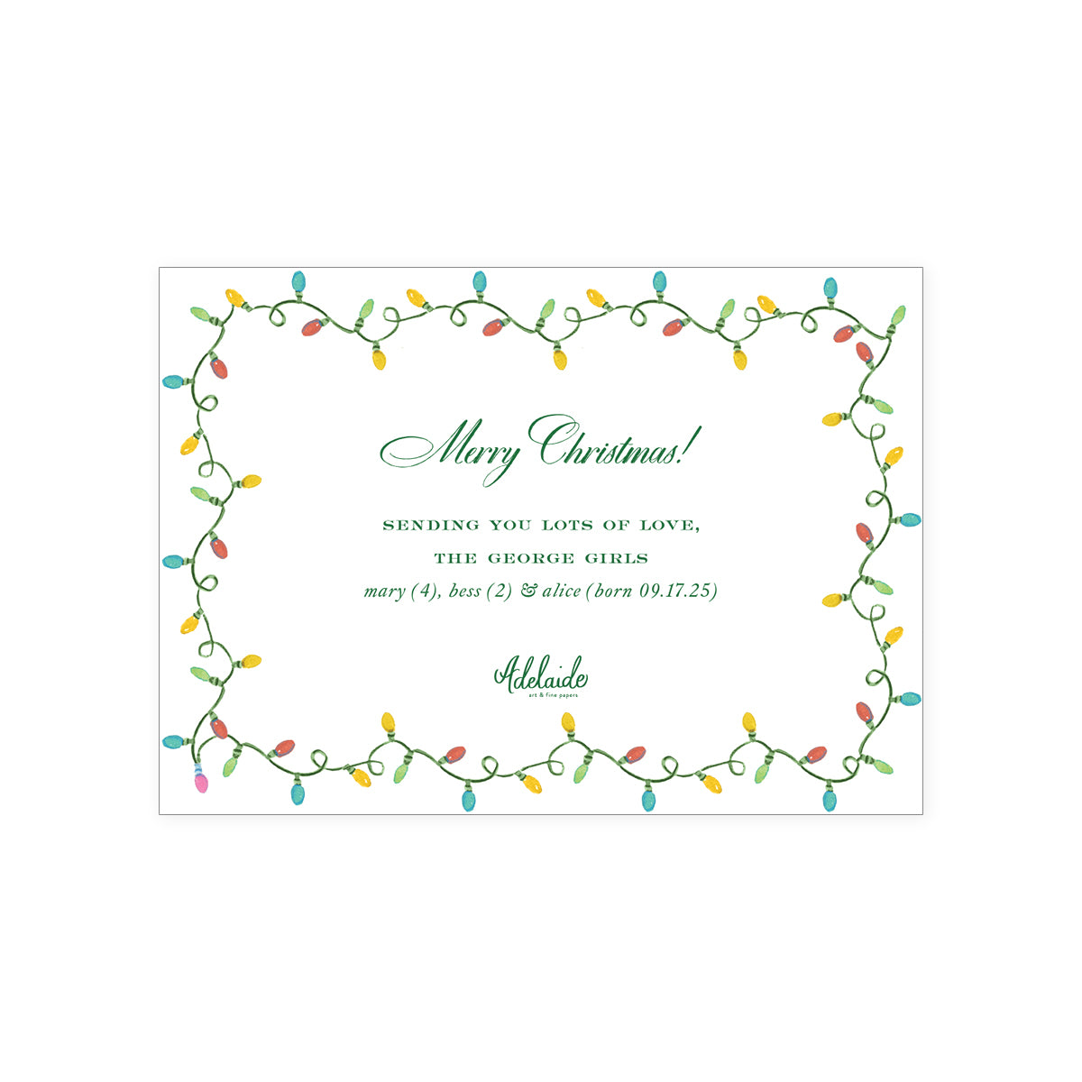 Lights Holiday Card
