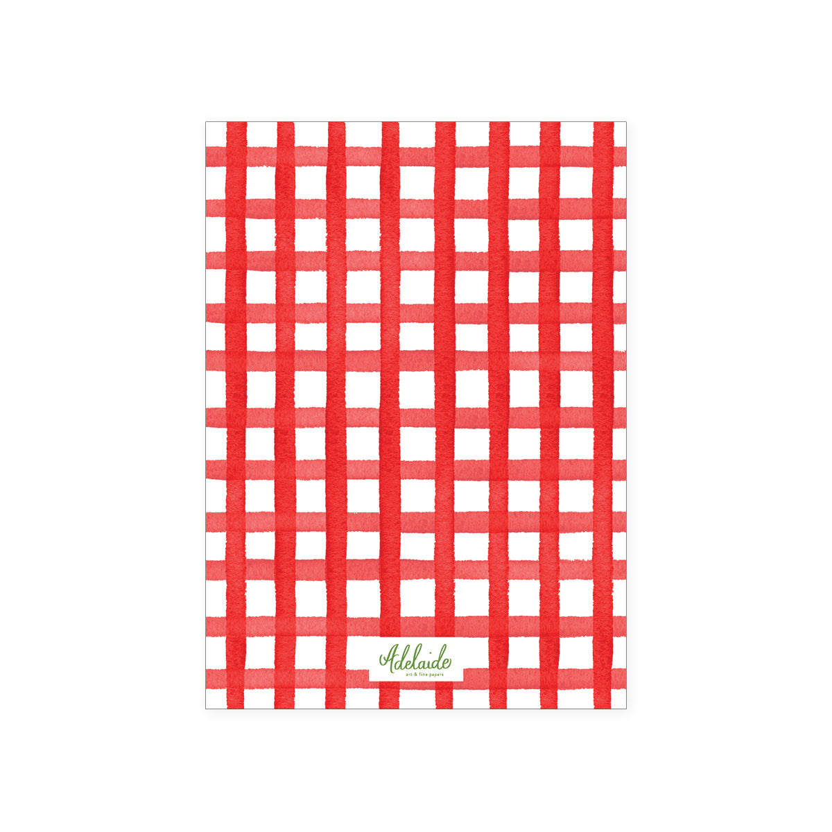 Plaid Doodle Holiday Card