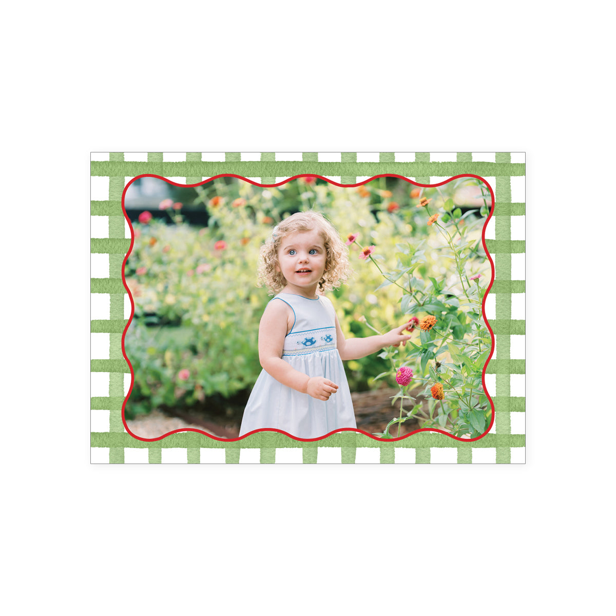 Plaid Doodle Holiday Card