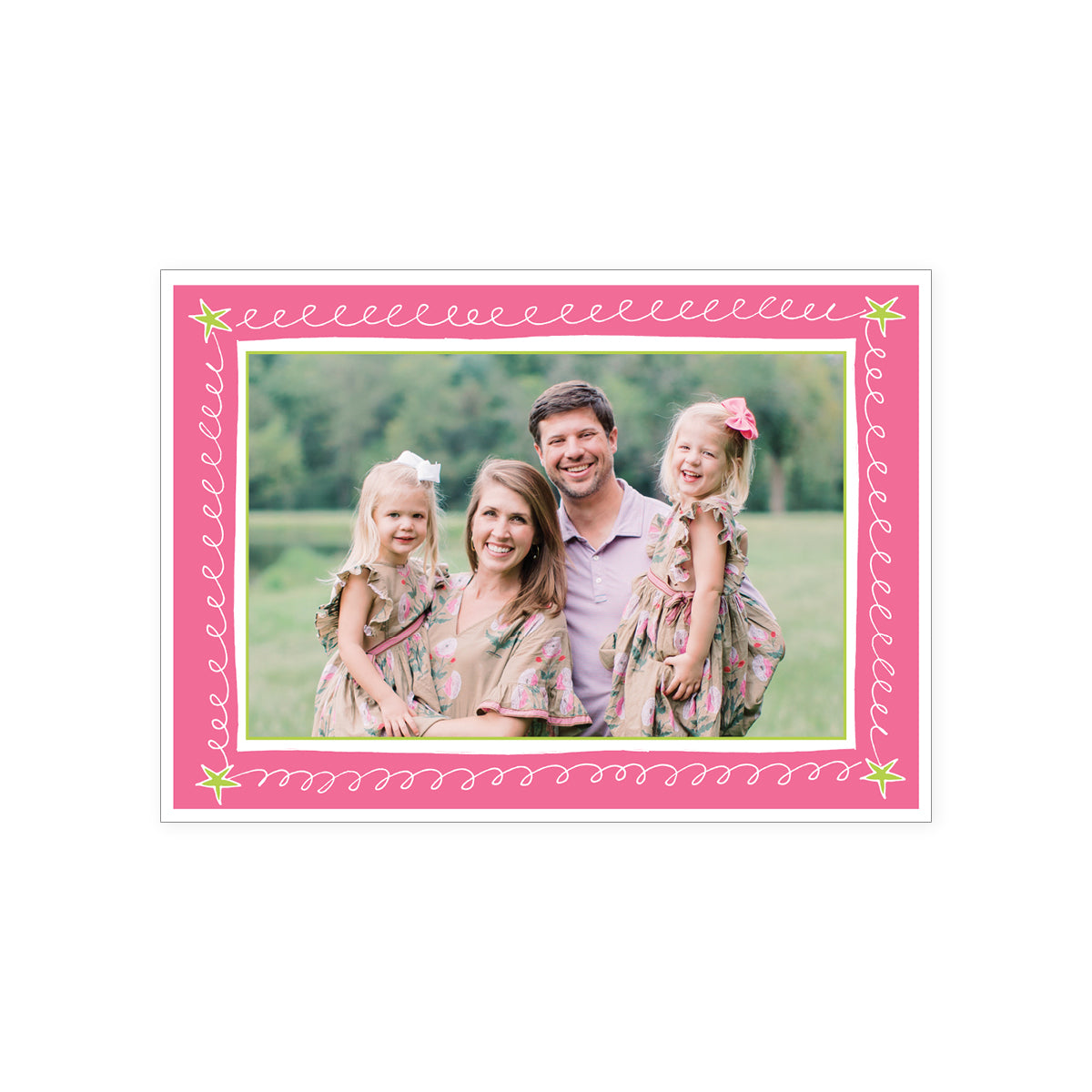 Doodle Border Holiday Card