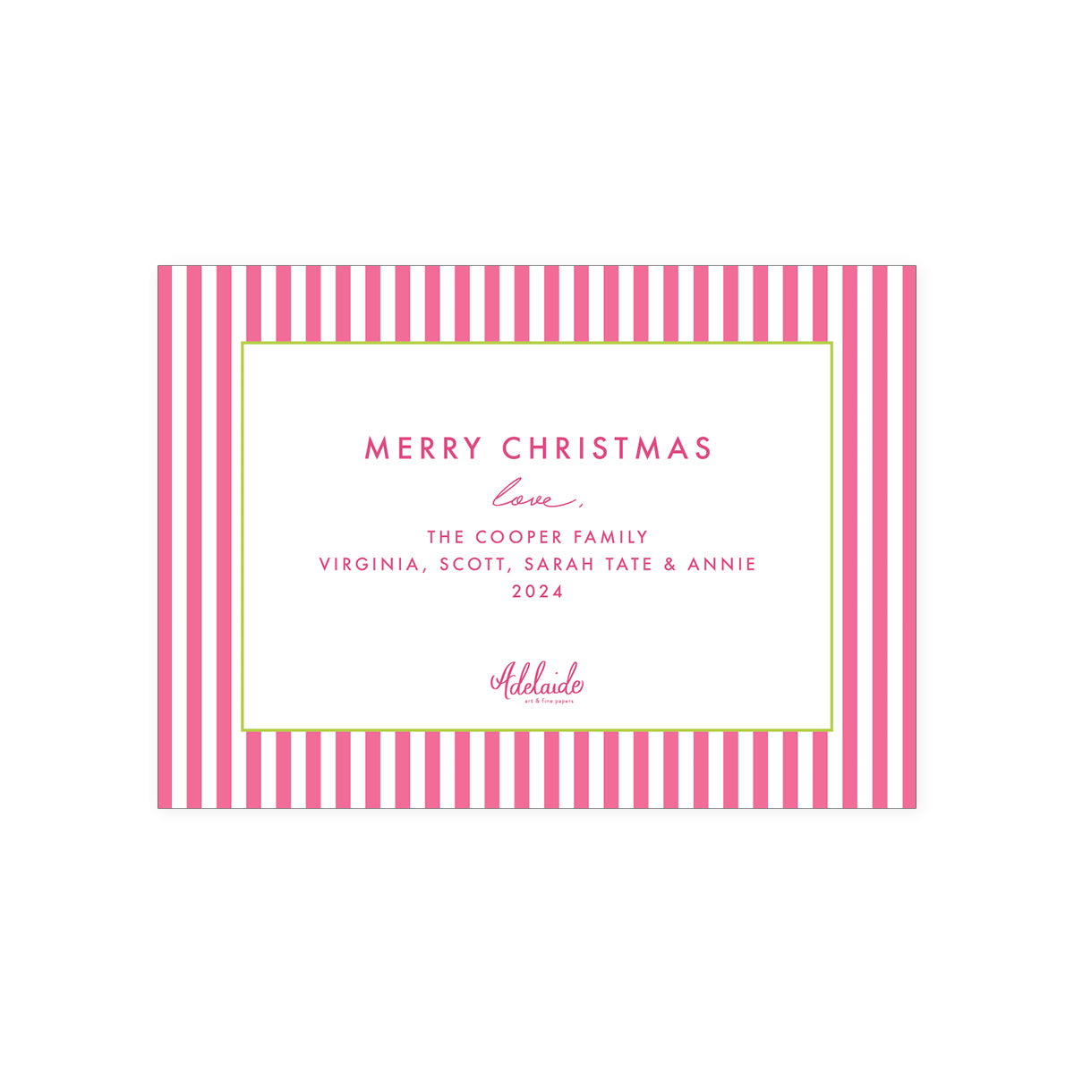 Doodle Border Holiday Card