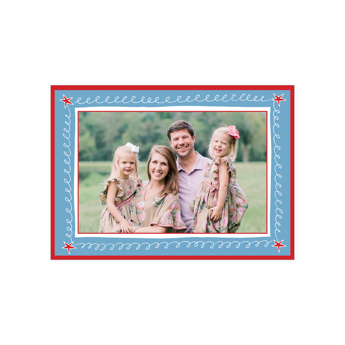 Doodle Border Holiday Card