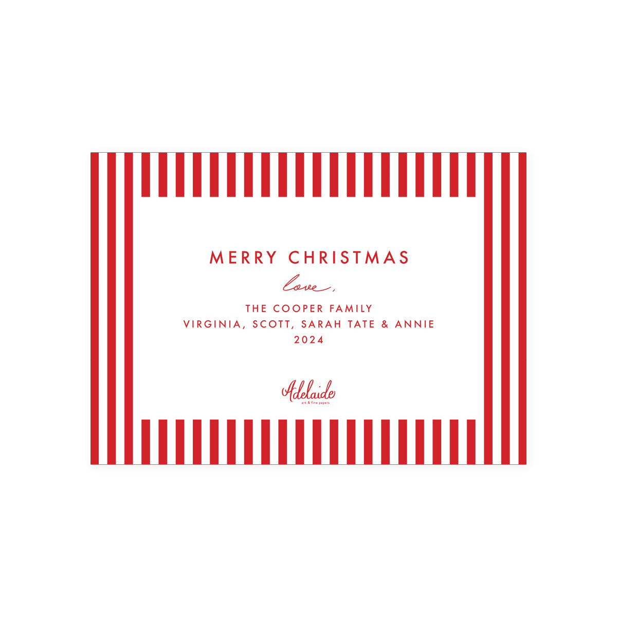 Doodle Border Holiday Card