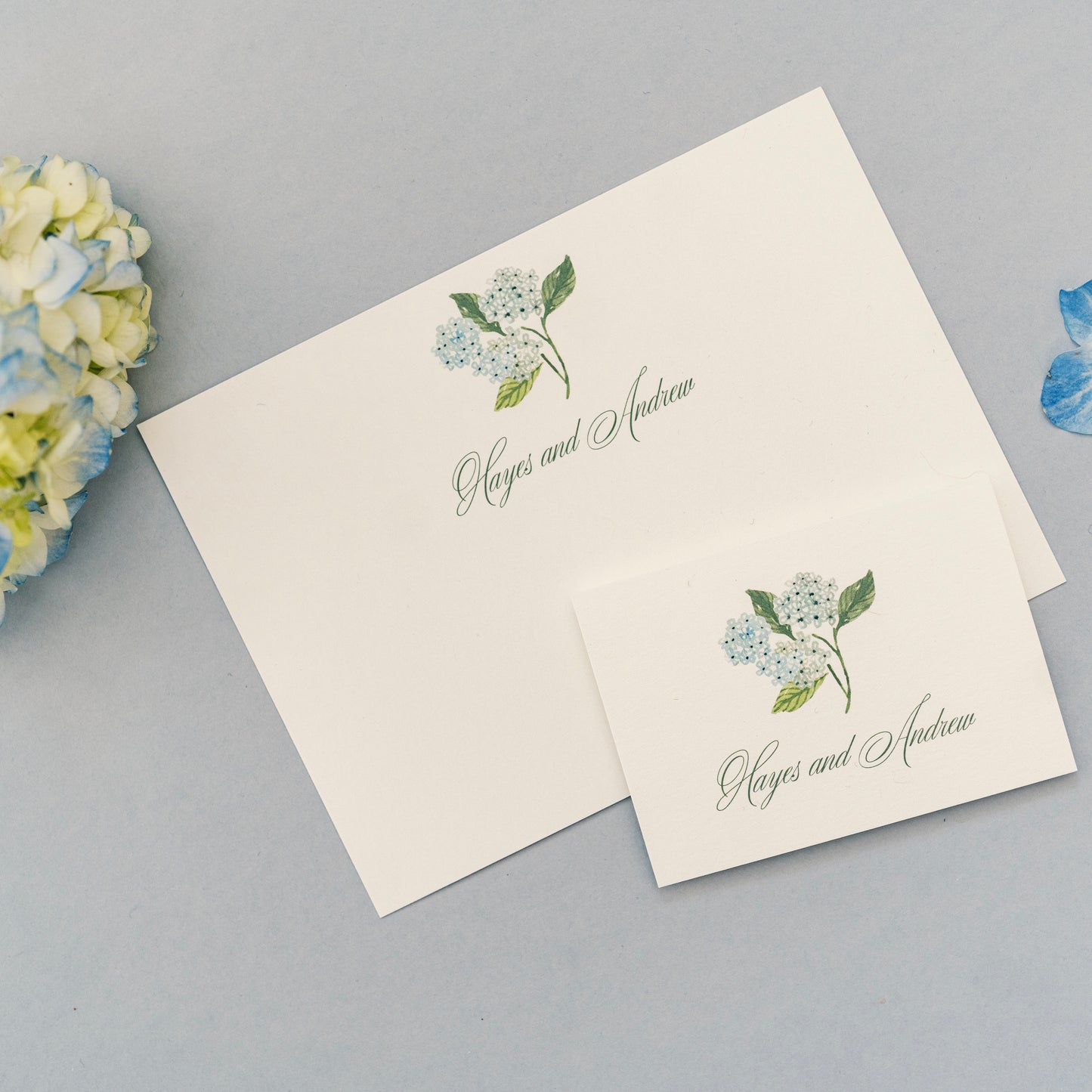 Hydrangea Stationery