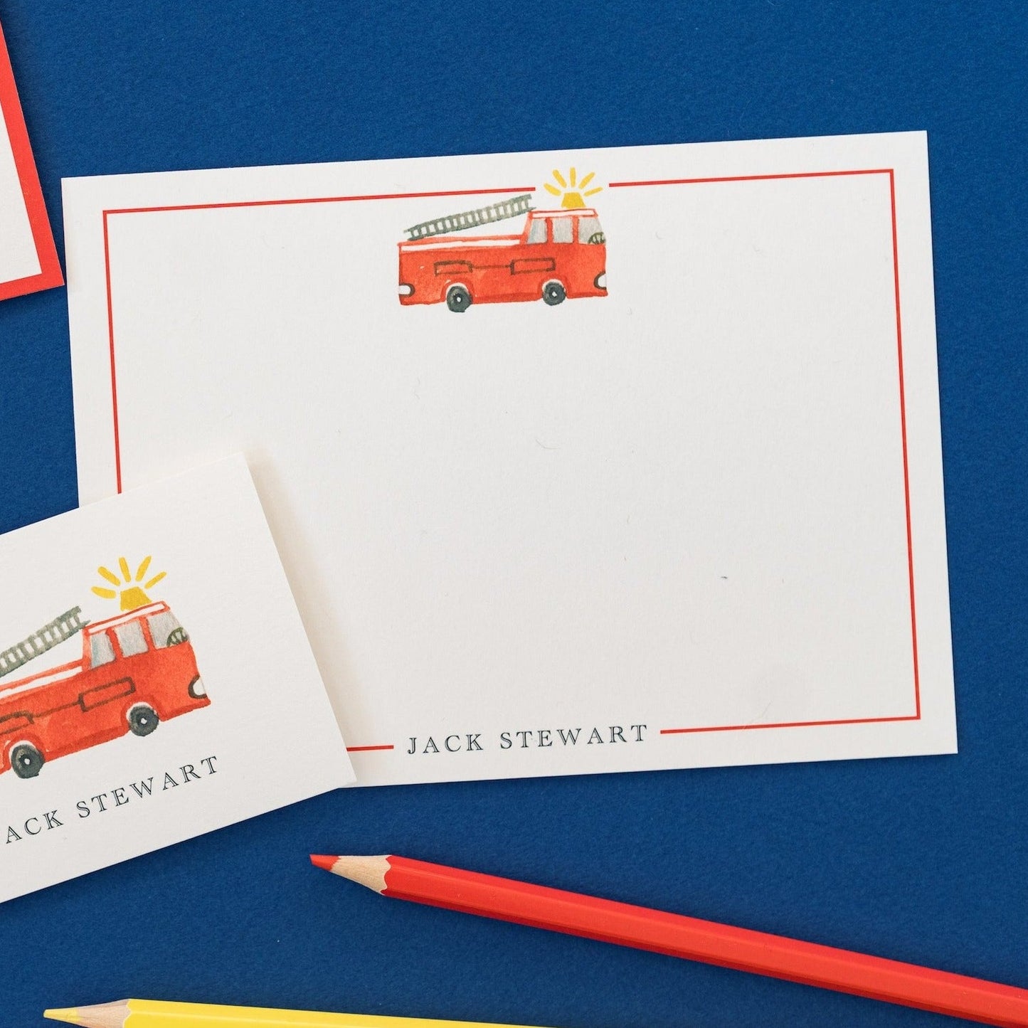 Fire Truck Stationery