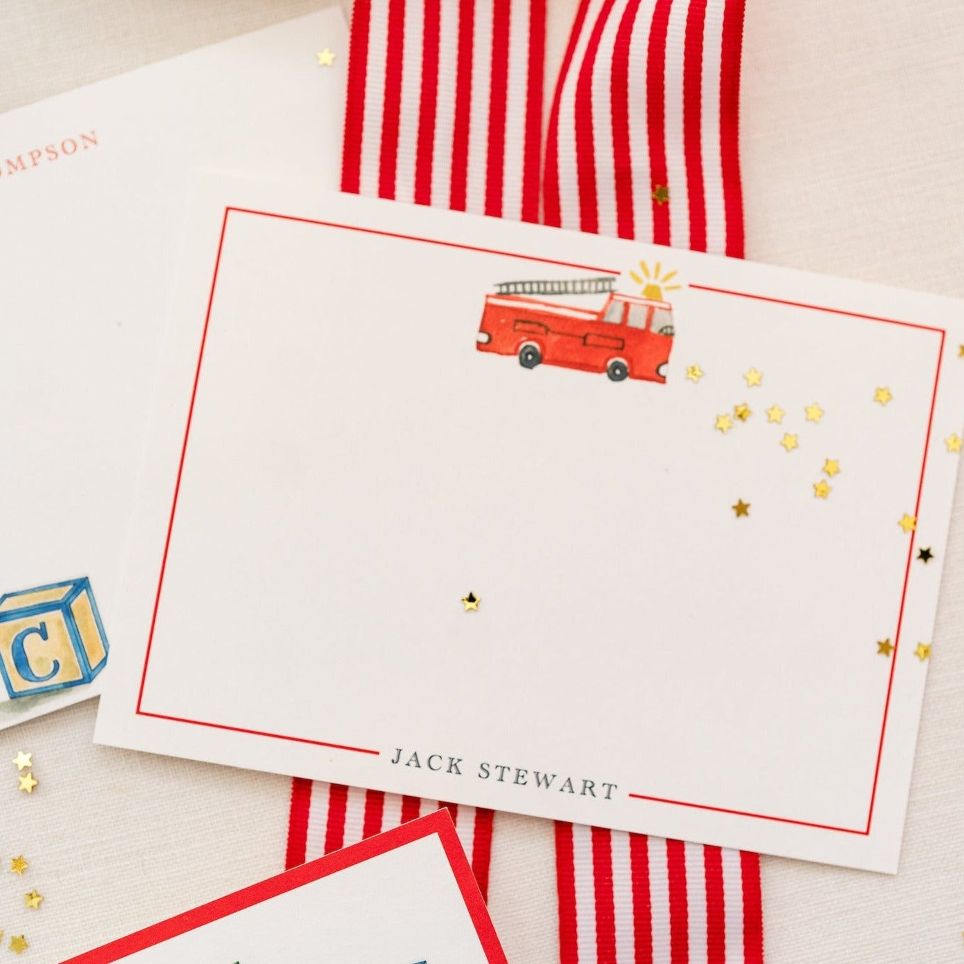 Fire Truck Stationery