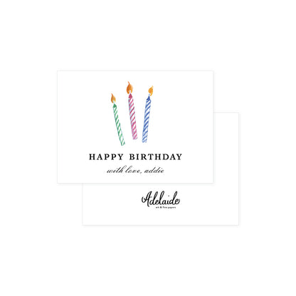 Birthday Candle Gift Tags
