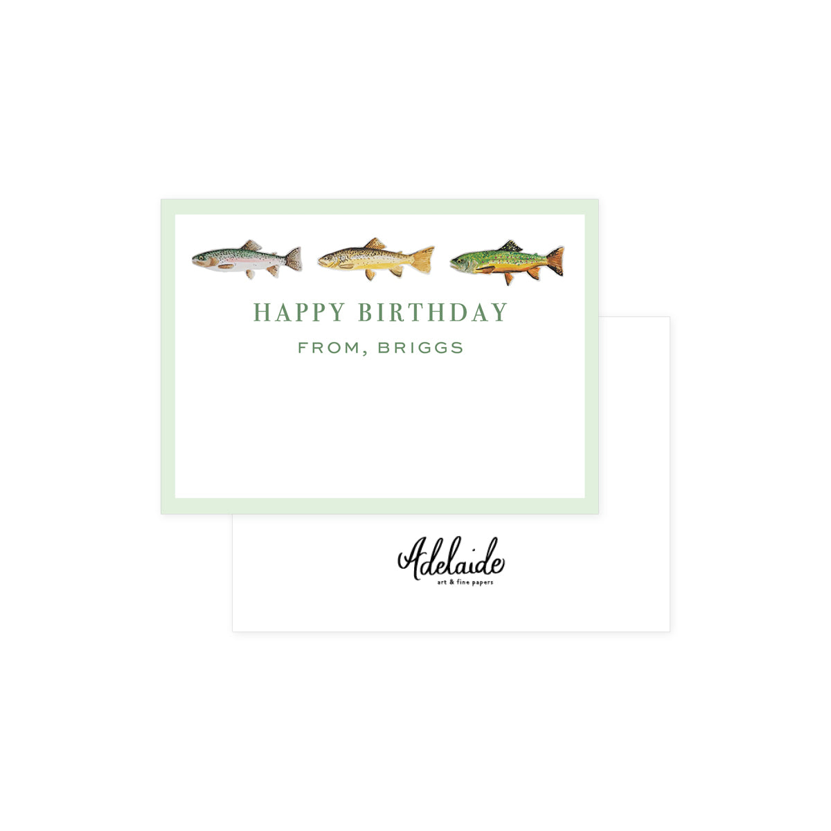 Birthday Fish Gift Tags