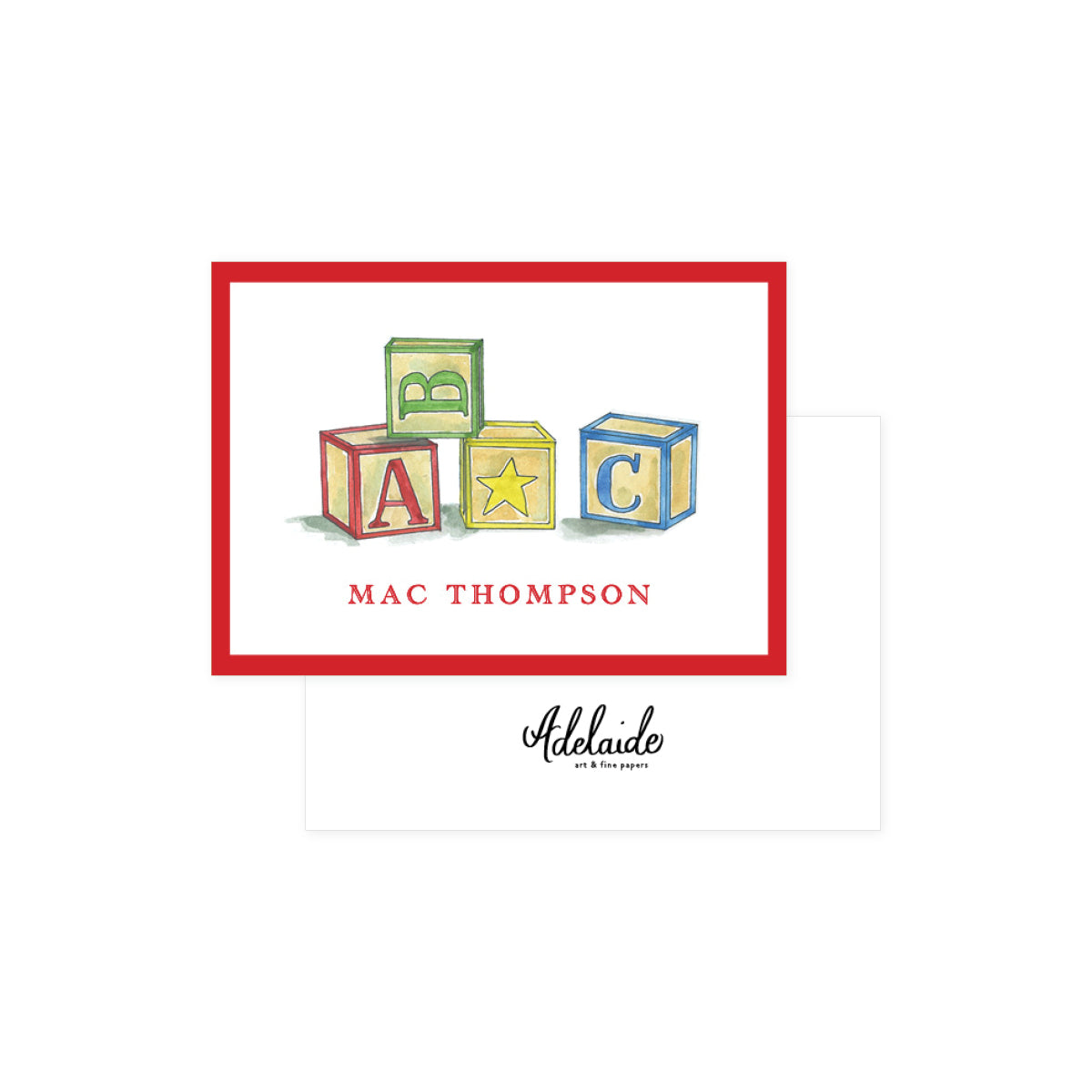 Blocks Gift Tags