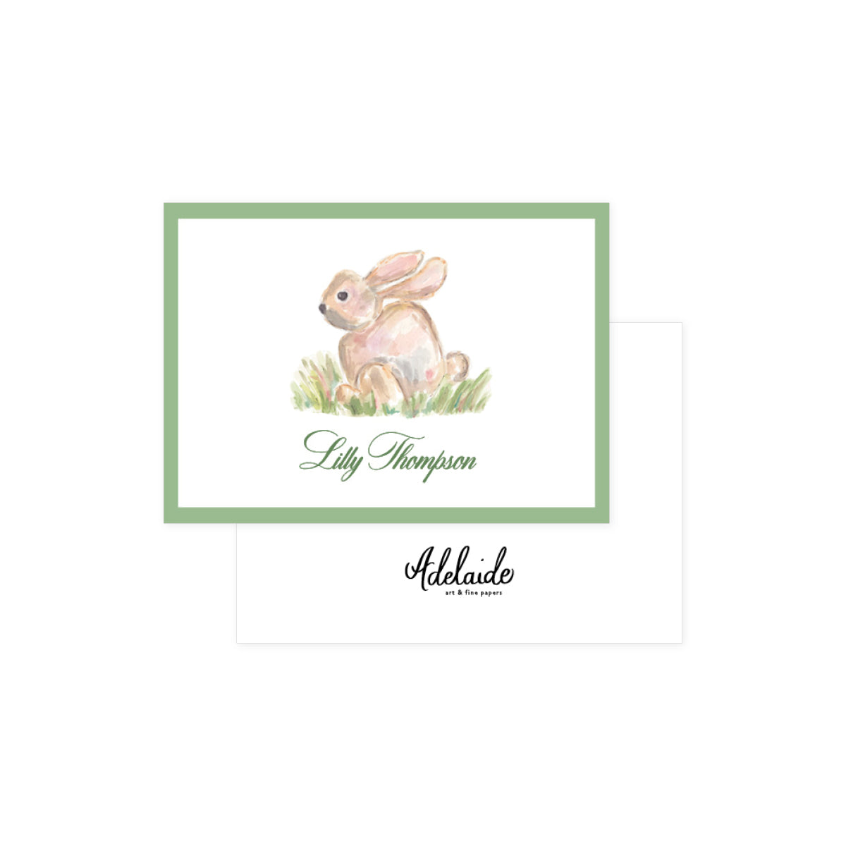 watercolor bunny
