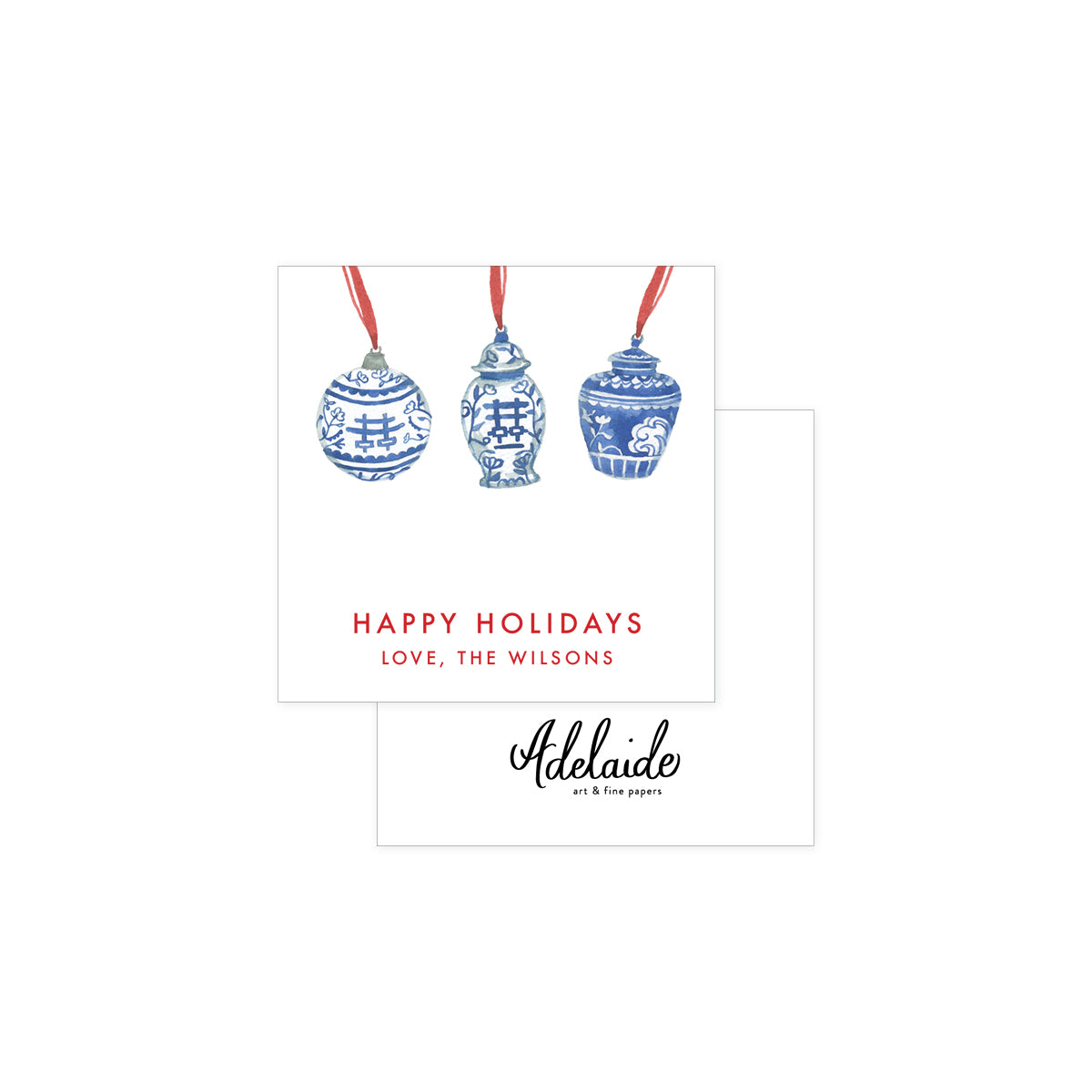 Ginger Jars Trio Holiday Gift Tags
