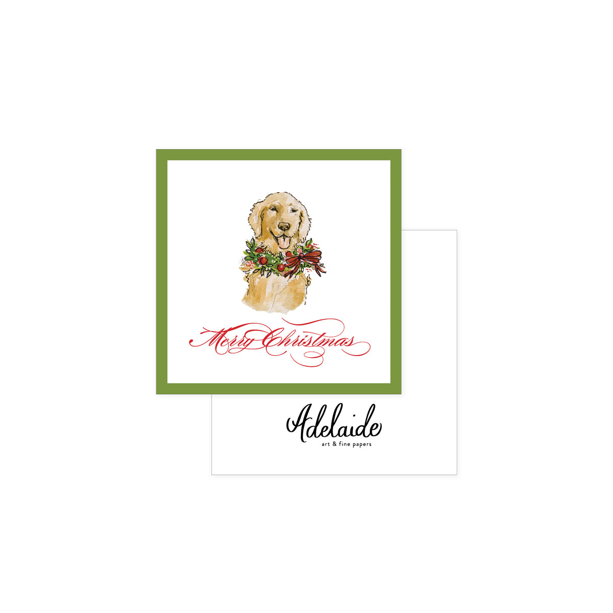 Golden Retriever Holiday Gift Tags