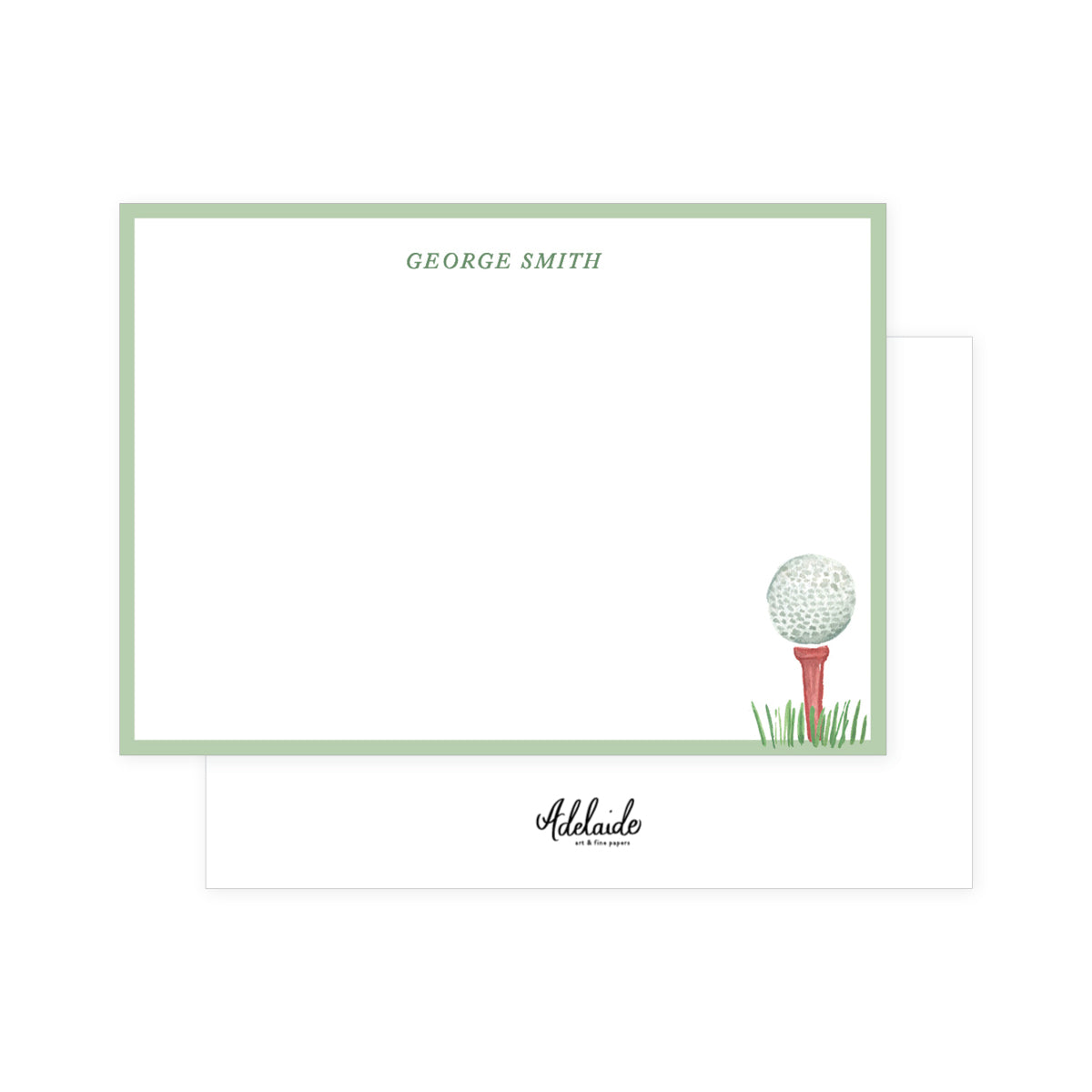 Golf Tee Stationery