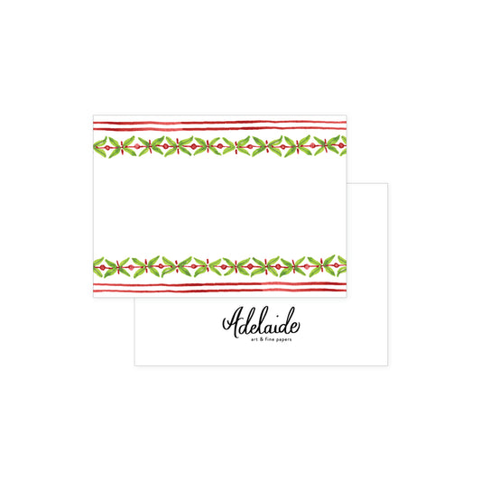 Greenery Border Holiday Gift Tags