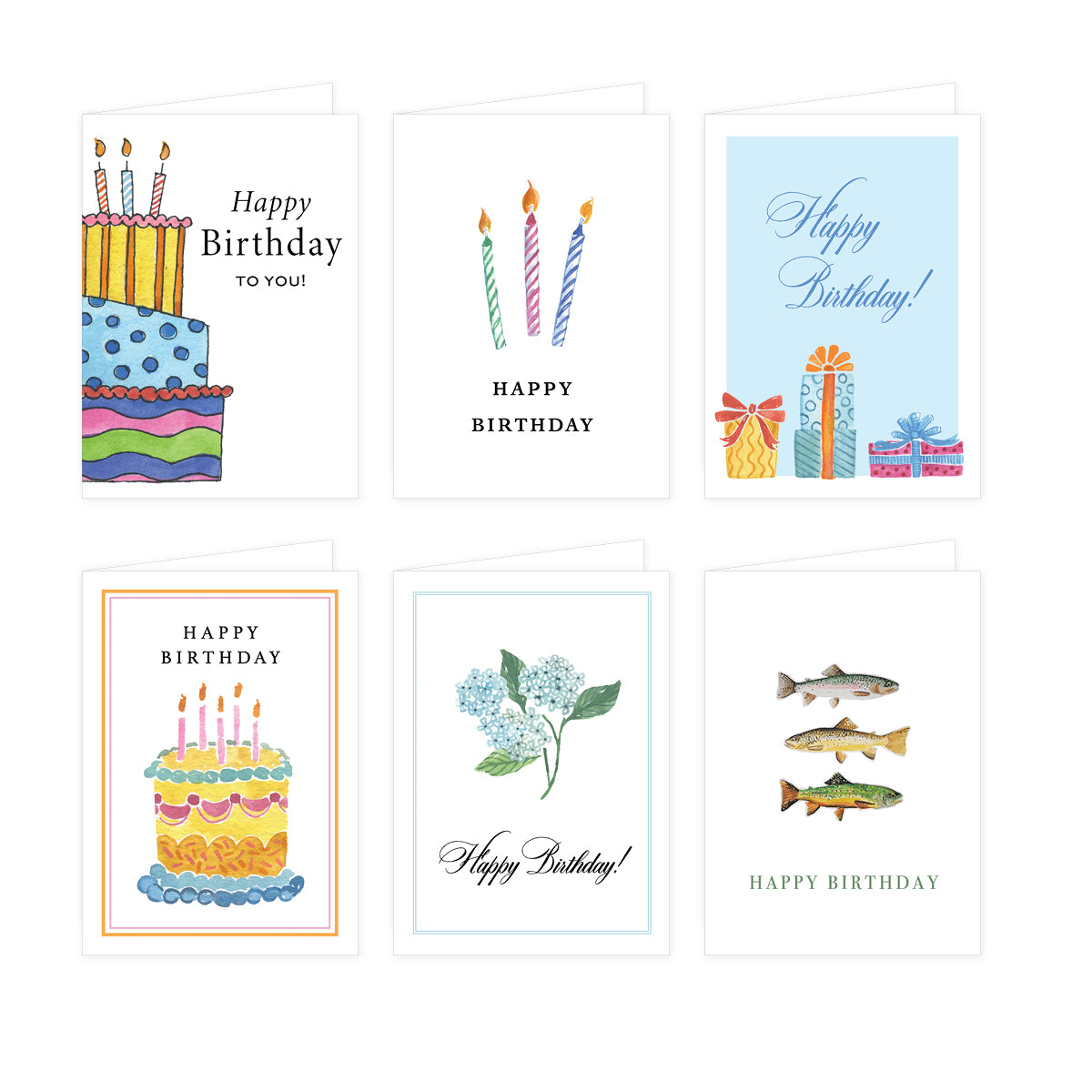 Happy Birthday Card Multipack