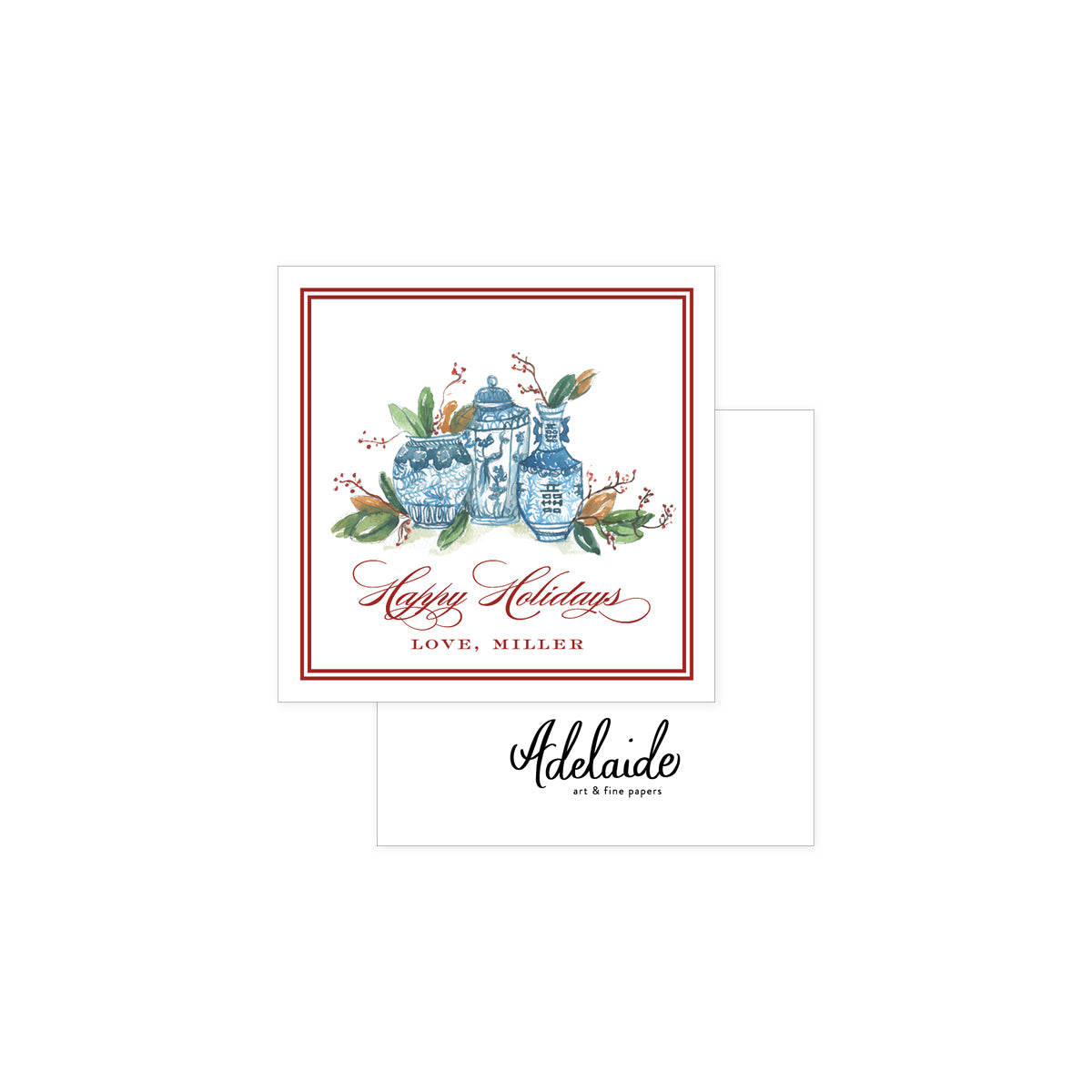 Holiday Chinoiserie Gift Tags