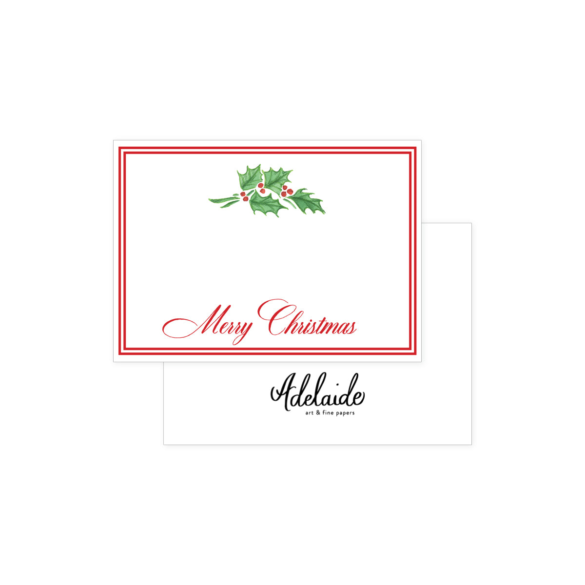 Holly Christmas Holiday Gift Tags