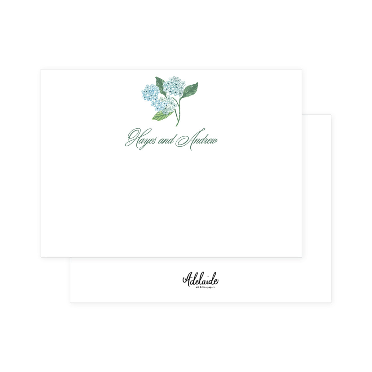 Hydrangea Stationery