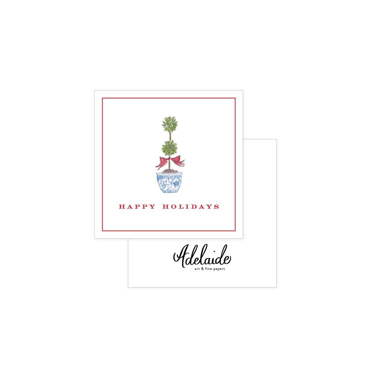 Merry Topiary Holiday Gift Tags