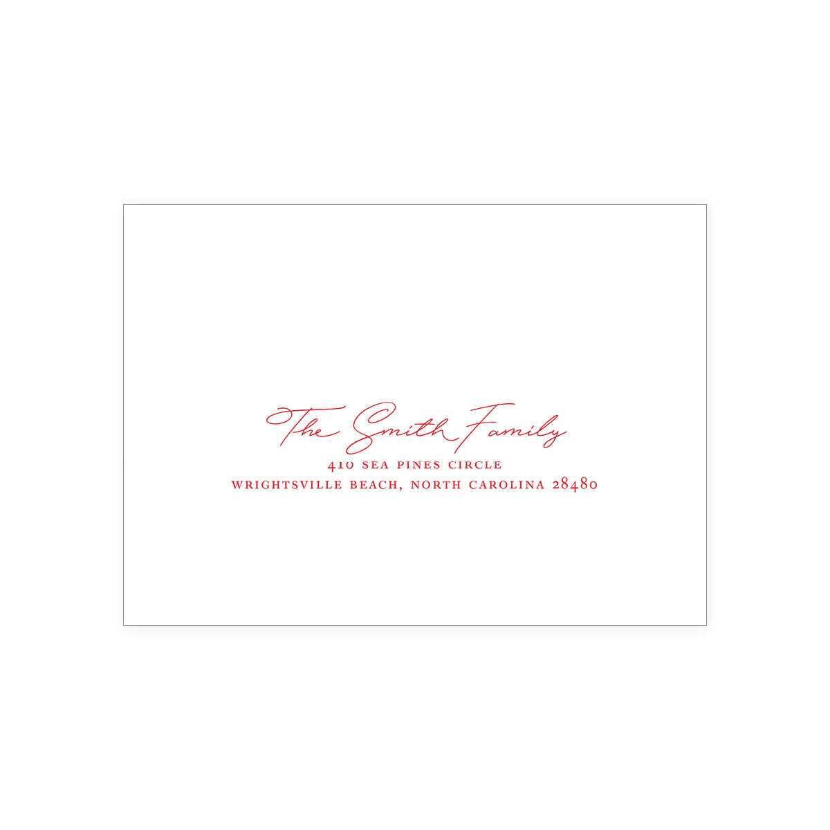 Merry Topiary Holiday Card