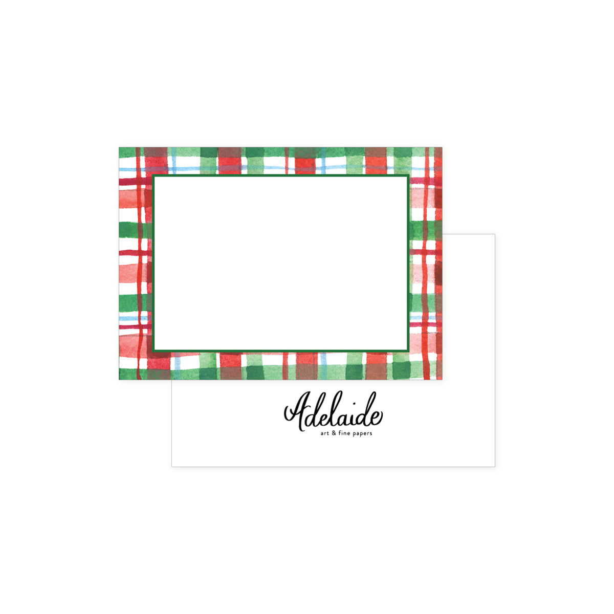 Plaid Holiday Gift Tags