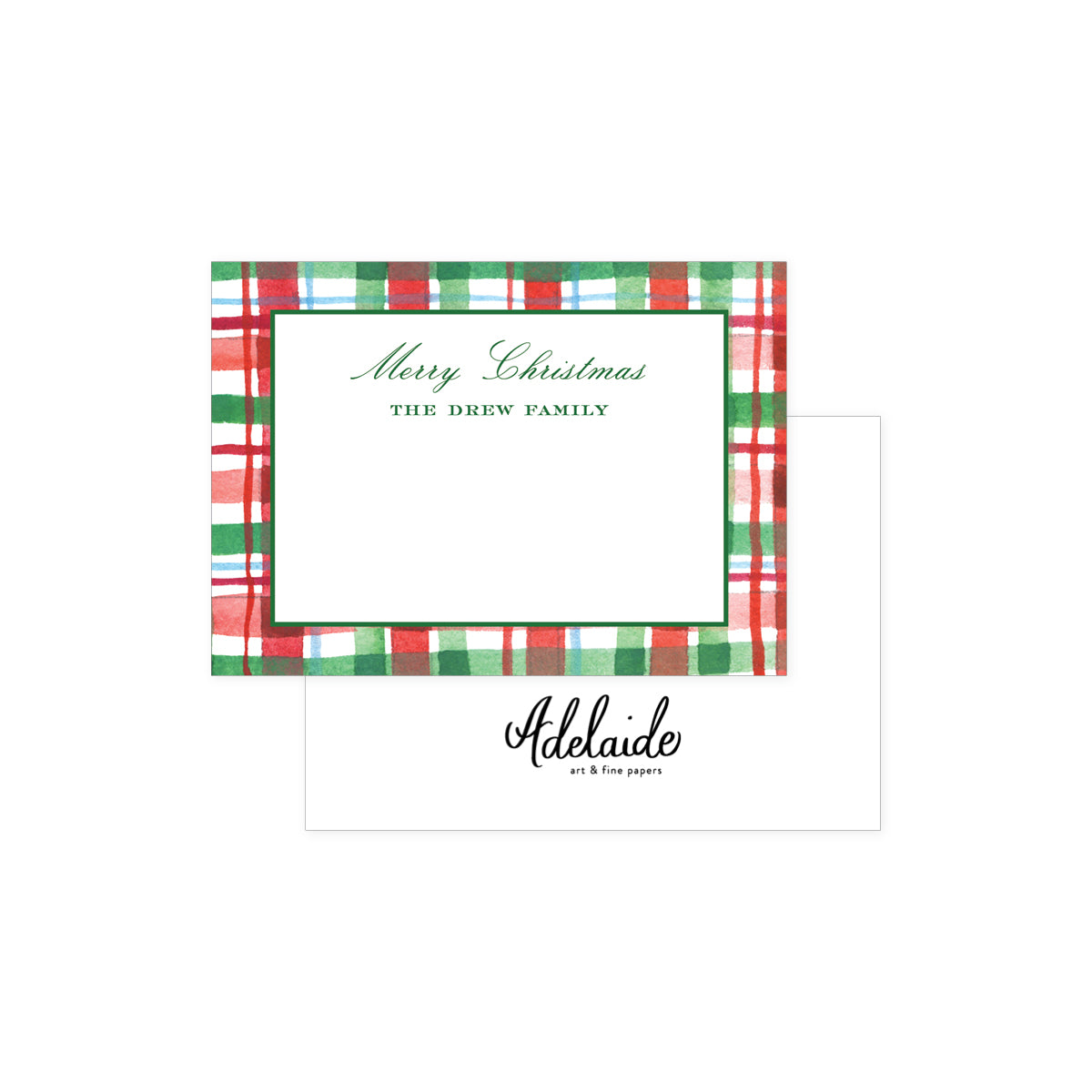 Plaid Holiday Gift Tags
