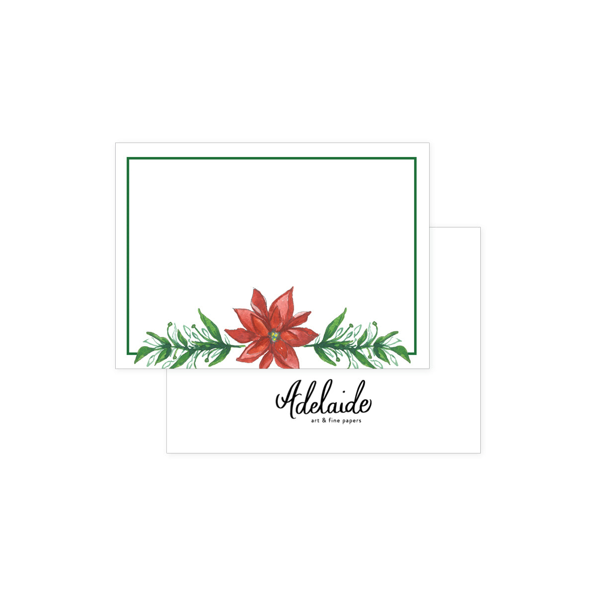 Poinsettia Holiday Gift Tags