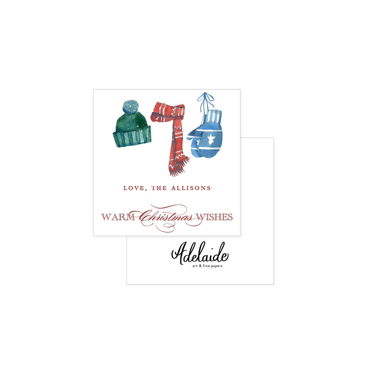 Scarf Holiday Gift Tags