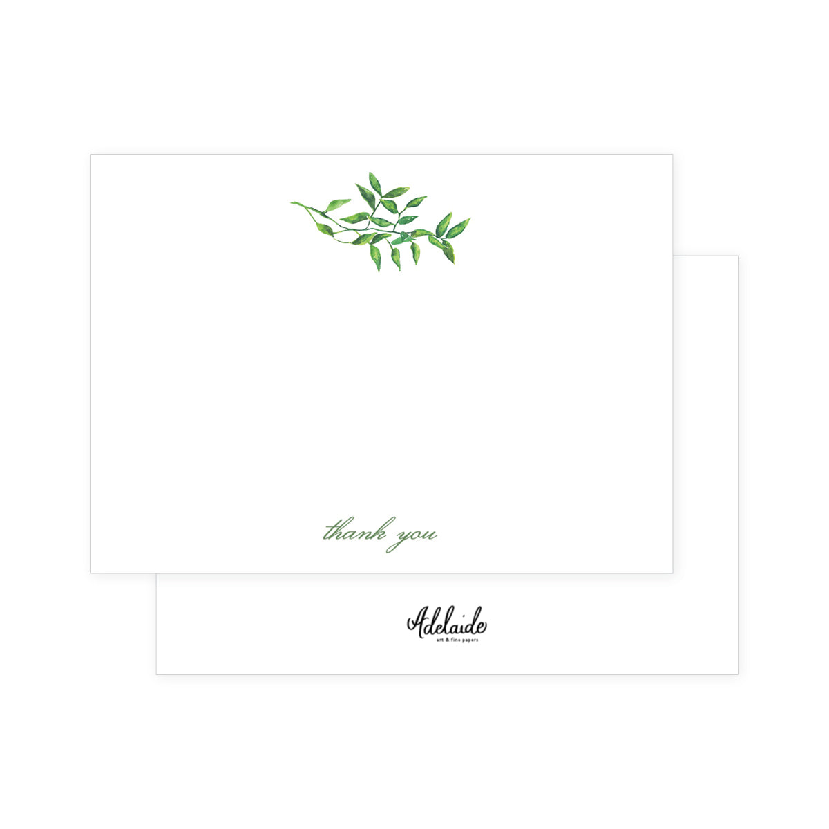 Thank You Greenery Cards
