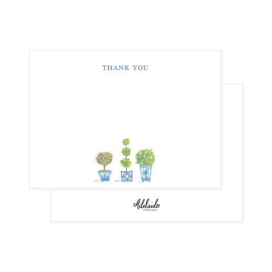 Thank You Topiary Cards