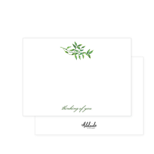 Thinking of You Greenery Cards