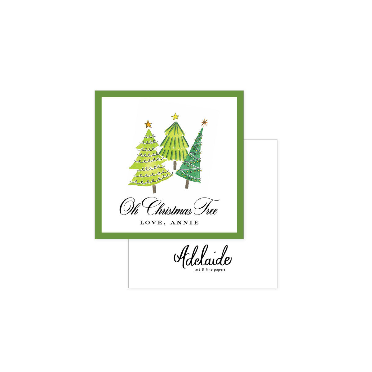 Trees Holiday Gift Tags