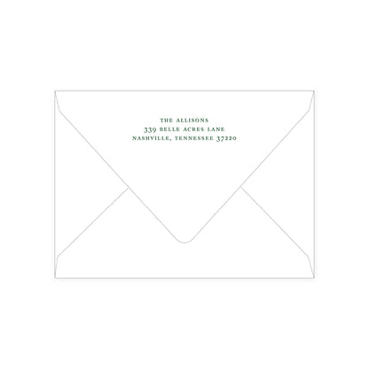 Red Ribbon Holiday Card