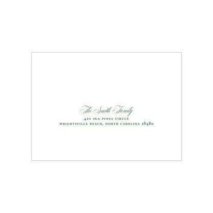 Red Ribbon Holiday Card