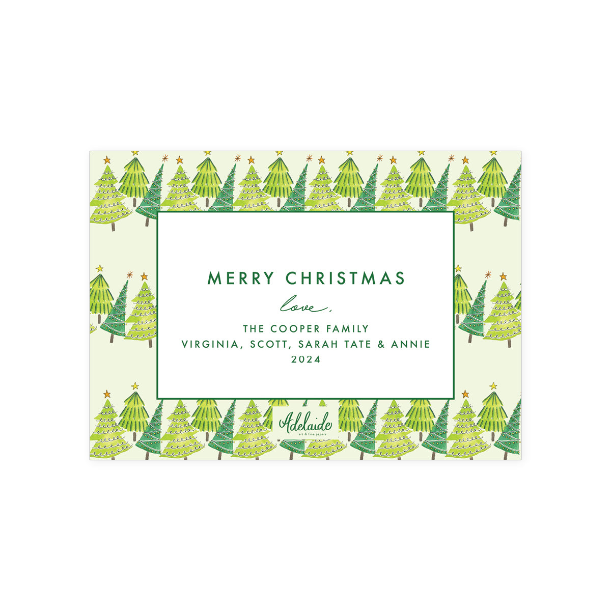 Christmas Tree Holiday Card