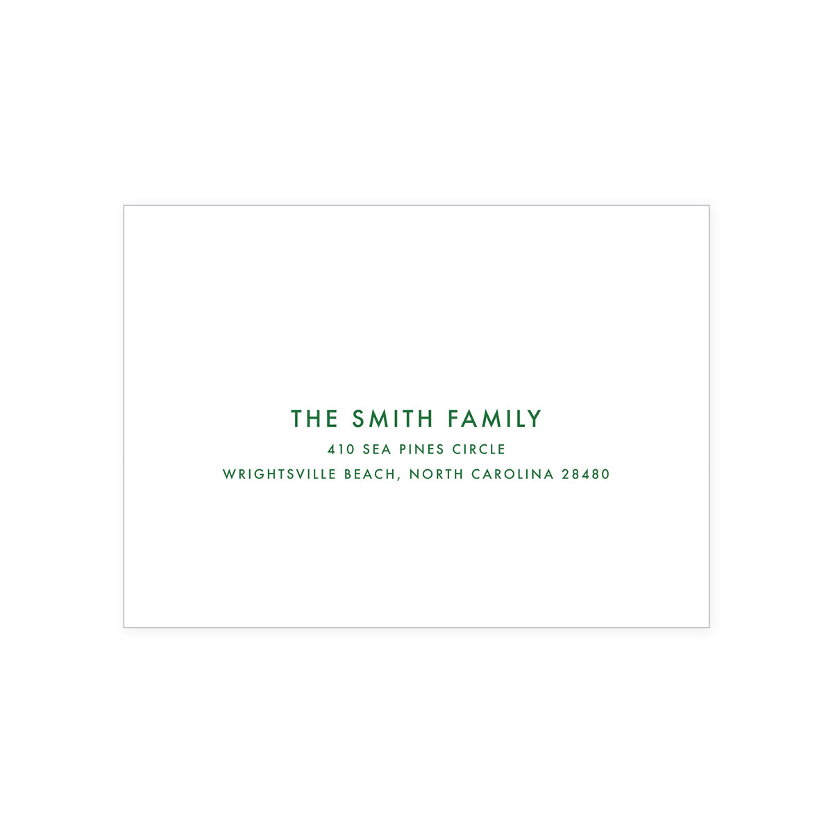 Christmas Tree Holiday Card