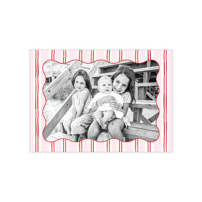 Stripe Border Holiday Card