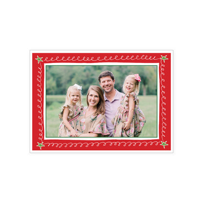 Doodle Border Holiday Card
