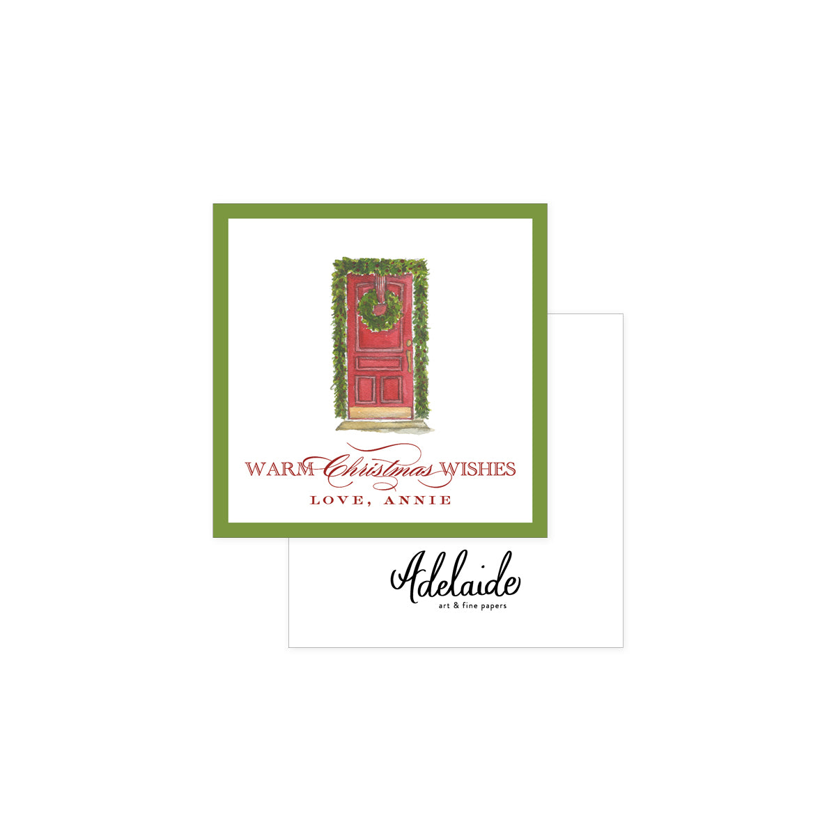 Red Door Holiday Gift Tags