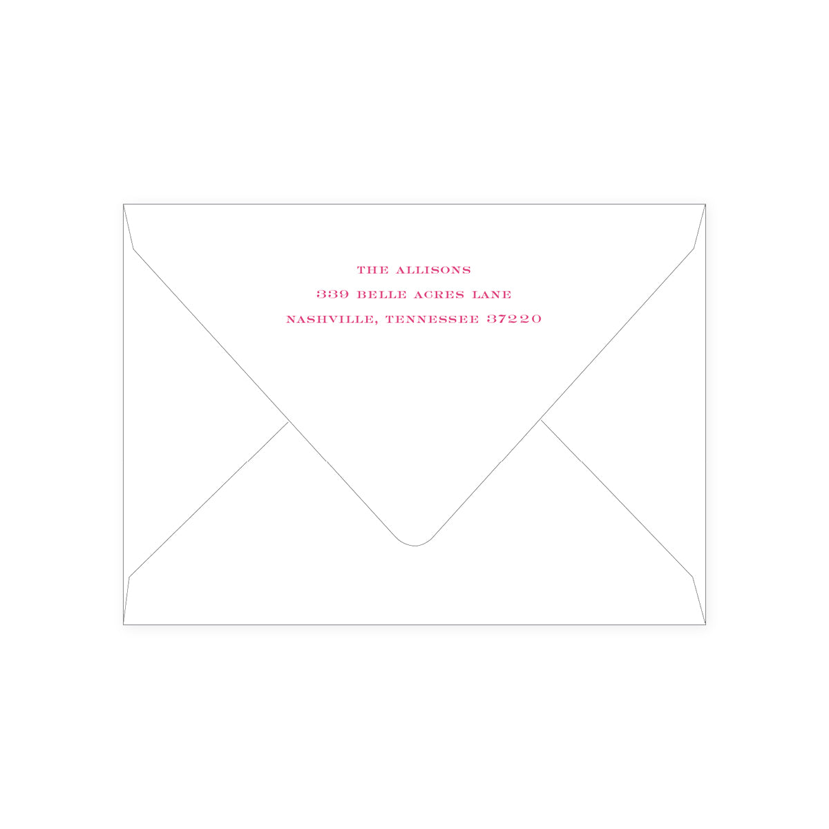 Festive Pink Holiday Card