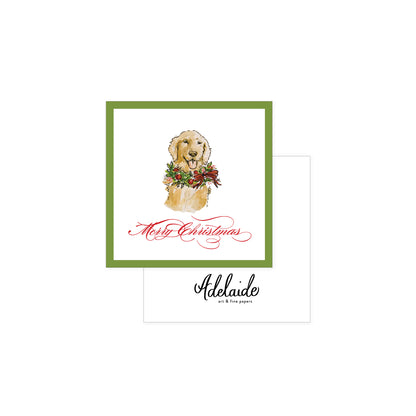Golden Retriever Holiday Gift Tags
