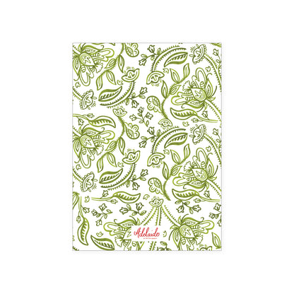 Green Paisley Holiday Card