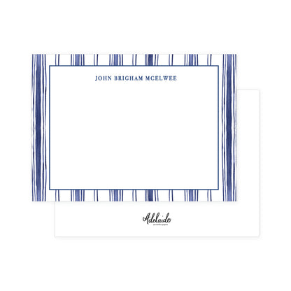 Royal Stripe Stationery